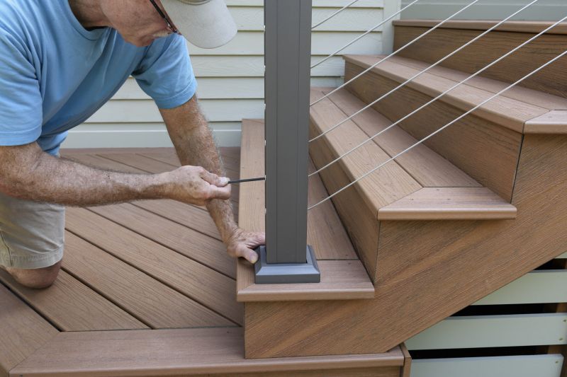 Wood Handrail Repair in Alpharetta, GA